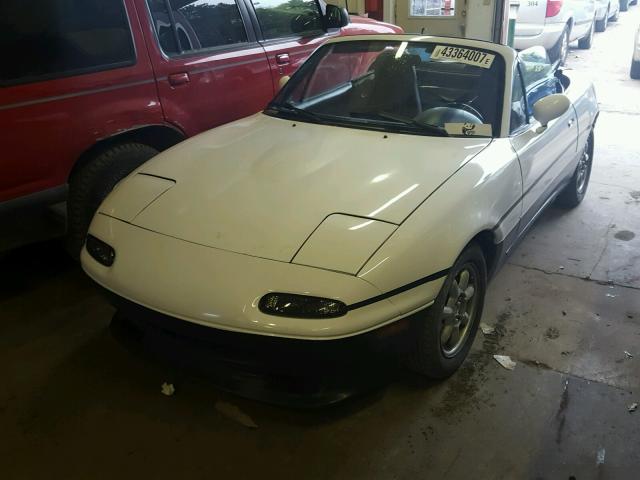 JM1NA3511L0151391 - 1990 MAZDA MX-5 MIATA WHITE photo 2