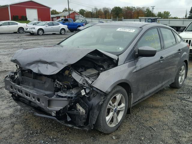 1FAHP3F25CL434285 - 2012 FORD FOCUS SE GRAY photo 2