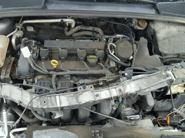 1FAHP3F25CL434285 - 2012 FORD FOCUS SE GRAY photo 7