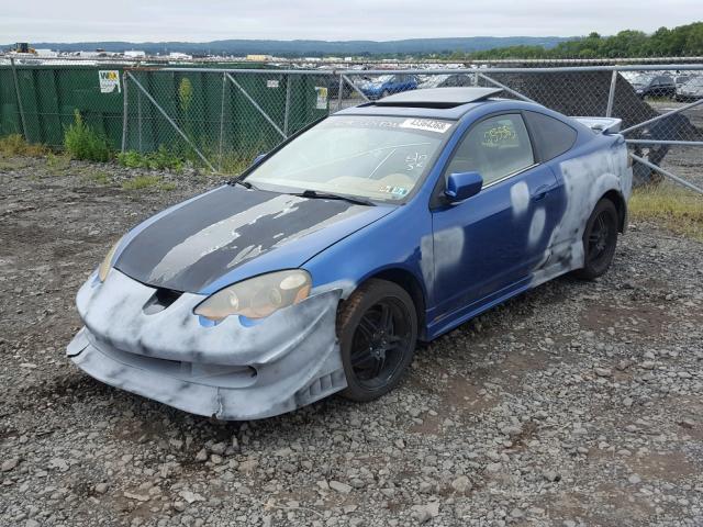 JH4DC53023C007504 - 2003 ACURA RSX TYPE-S BLUE photo 2