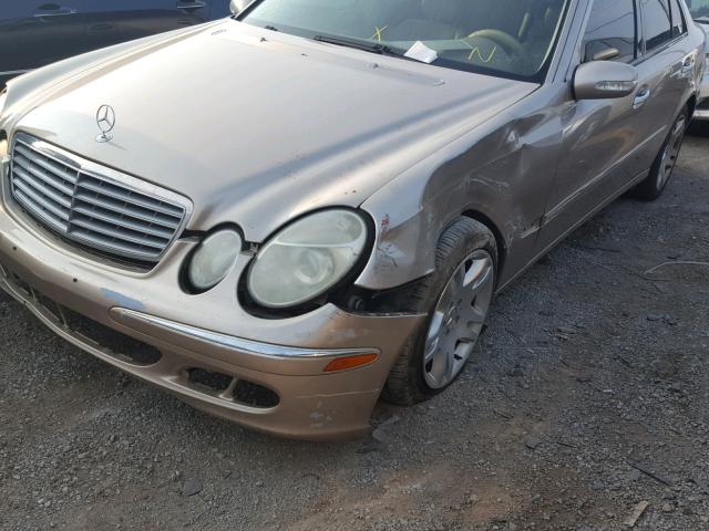 WDBUF70J13A146440 - 2003 MERCEDES-BENZ E 500 GOLD photo 9