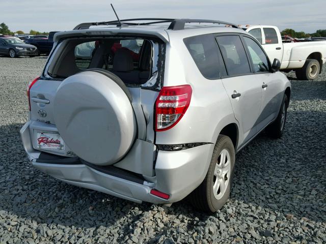 2T3BF4DVXCW255792 - 2012 TOYOTA RAV4 SILVER photo 4