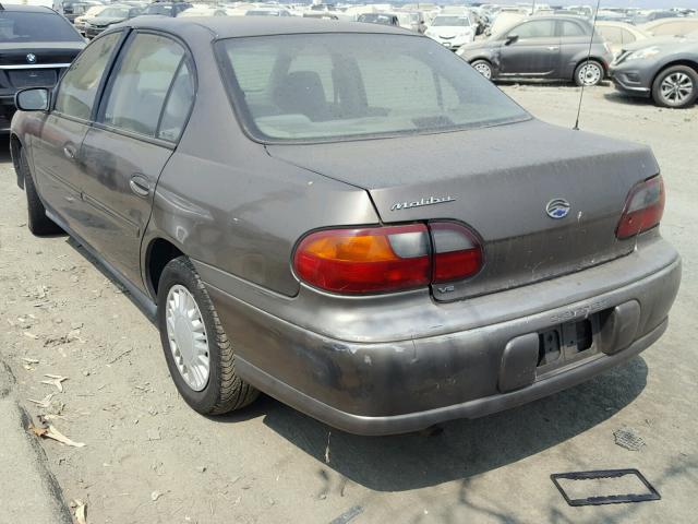 1G1ND52J716236780 - 2001 CHEVROLET MALIBU BROWN photo 3