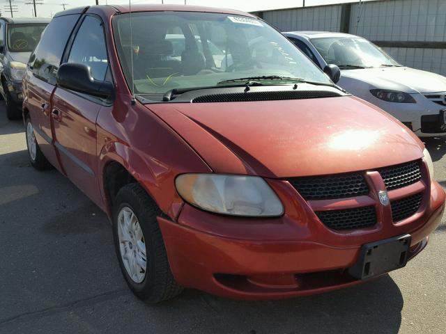 2D4GP44R83R317869 - 2003 DODGE GRAND CARA RED photo 1