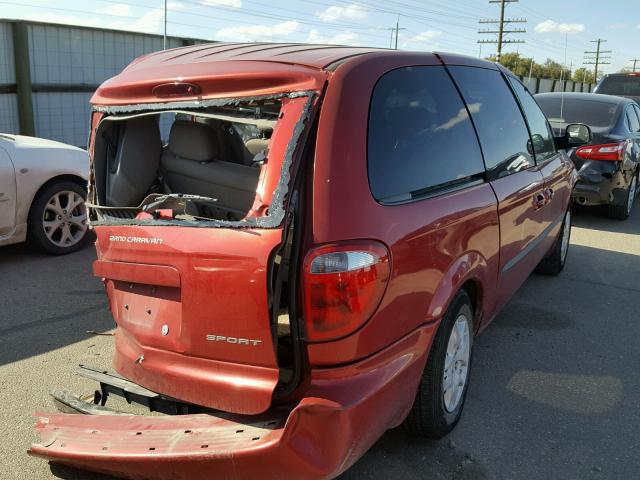 2D4GP44R83R317869 - 2003 DODGE GRAND CARA RED photo 4