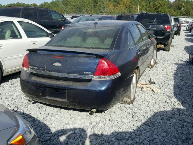 2G1WU583981337866 - 2008 CHEVROLET IMPALA BLUE photo 4