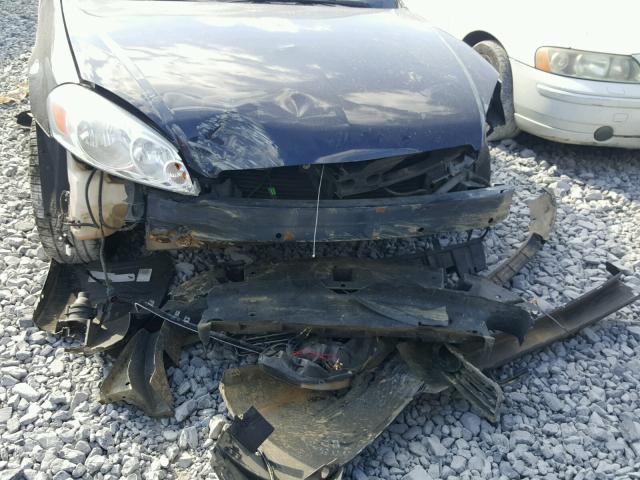 2G1WU583981337866 - 2008 CHEVROLET IMPALA BLUE photo 9