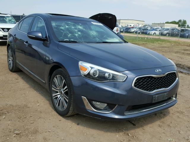 KNALN4D75E5137035 - 2014 KIA CADENZA PR BLUE photo 1