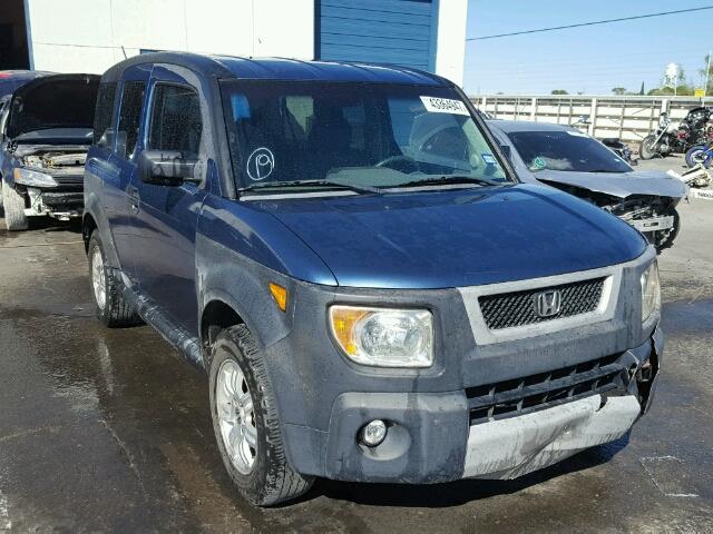 5J6YH18606L000575 - 2006 HONDA ELEMENT EX BLUE photo 1