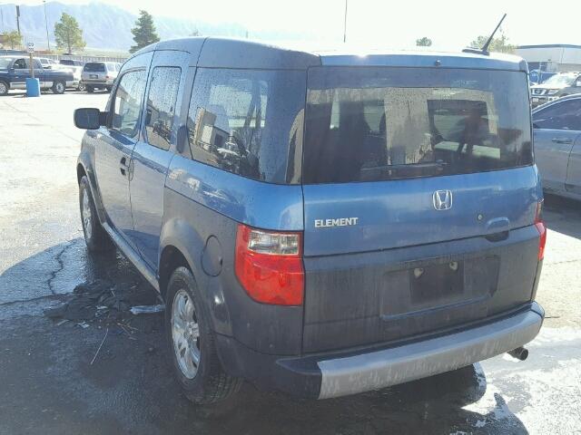 5J6YH18606L000575 - 2006 HONDA ELEMENT EX BLUE photo 3