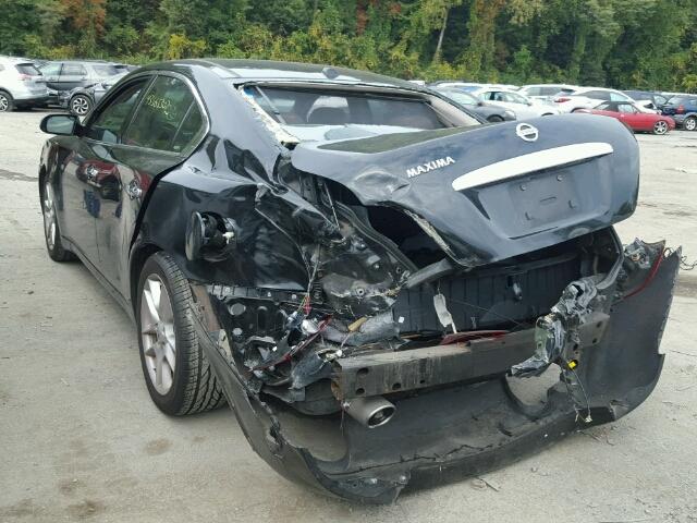 1N4AA5AP0BC859624 - 2011 NISSAN MAXIMA S BLACK photo 3