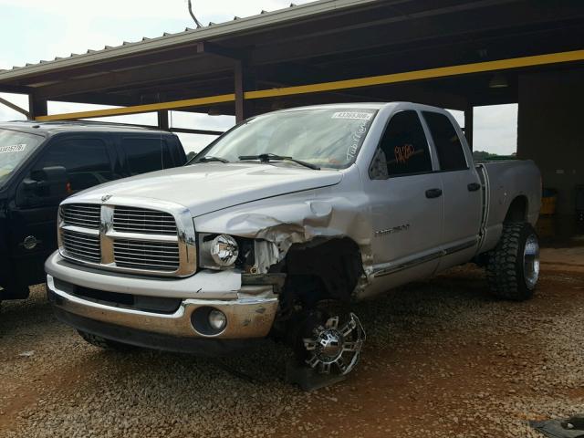 3D7KS28C95G838081 - 2005 DODGE RAM 2500 S SILVER photo 2