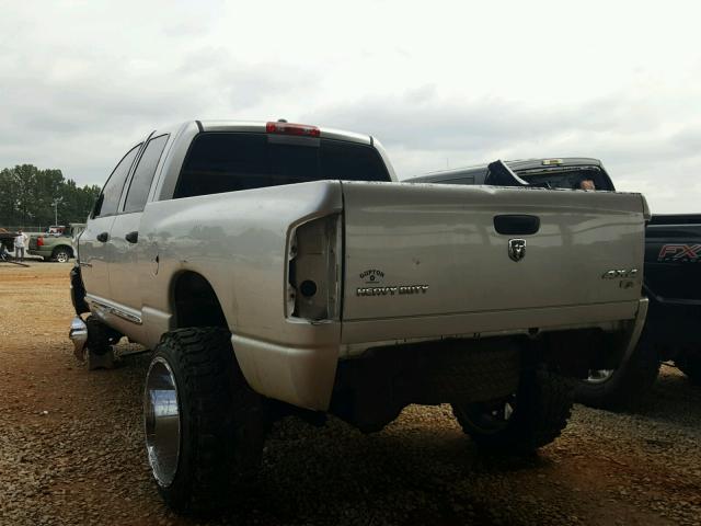 3D7KS28C95G838081 - 2005 DODGE RAM 2500 S SILVER photo 3