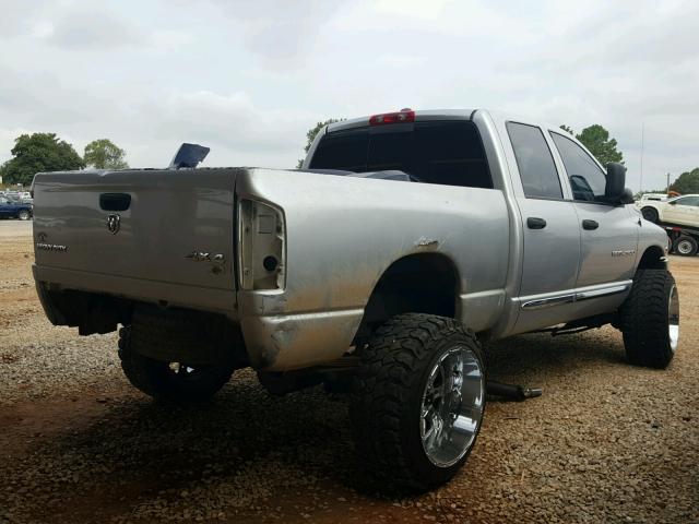 3D7KS28C95G838081 - 2005 DODGE RAM 2500 S SILVER photo 4