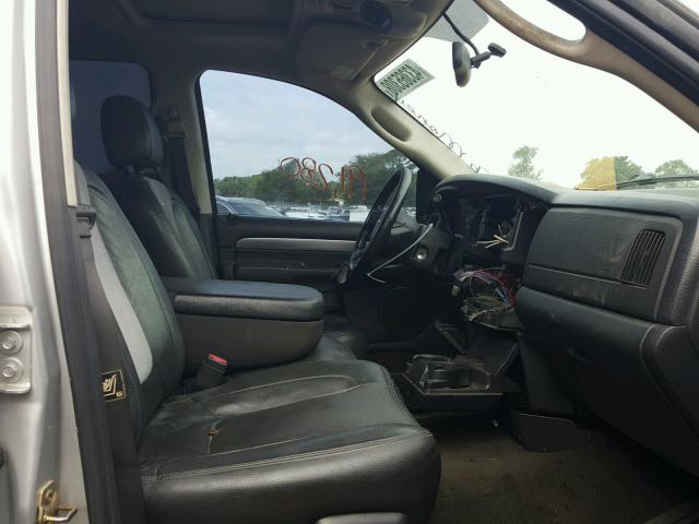3D7KS28C95G838081 - 2005 DODGE RAM 2500 S SILVER photo 5