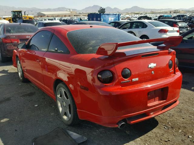 1G1AP18P977360238 - 2007 CHEVROLET COBALT SS RED photo 3