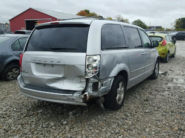 2D4RN4DGXBR724863 - 2011 DODGE GRAND CARA SILVER photo 4