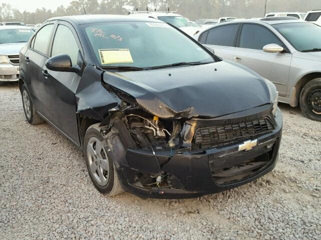 1G1JA5SH6F4132997 - 2015 CHEVROLET SONIC BLACK photo 1