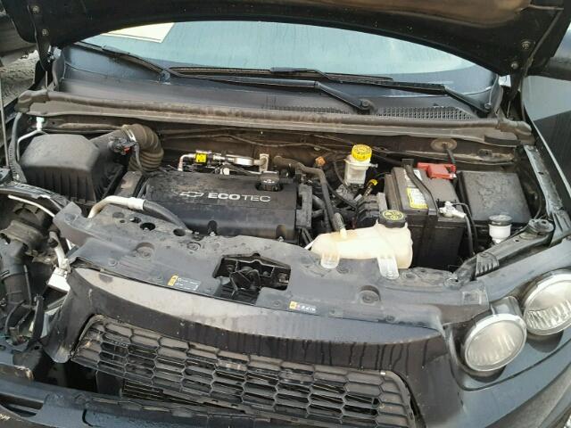 1G1JA5SH6F4132997 - 2015 CHEVROLET SONIC BLACK photo 7