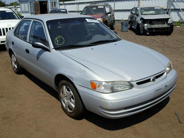 1NXBR12EXYZ332637 - 2000 TOYOTA COROLLA VE SILVER photo 1