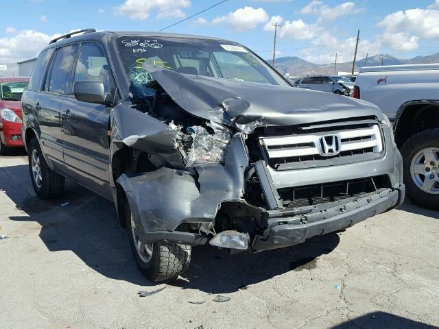 5FNYF18688B024219 - 2008 HONDA PILOT EXL GRAY photo 1