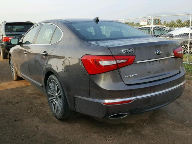 KNALN4D73F5176708 - 2015 KIA CADENZA PR BROWN photo 3