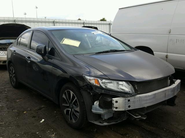 19XFB2F84DE061412 - 2013 HONDA CIVIC EX BLACK photo 1