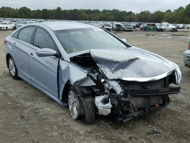 5NPEB4AC0EH908622 - 2014 HYUNDAI SONATA BLUE photo 1