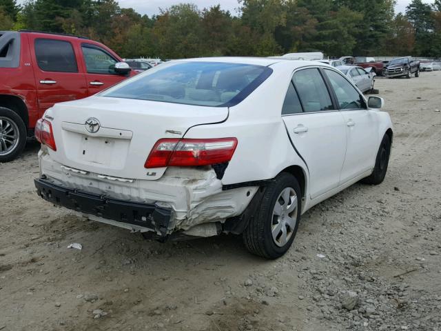 4T4BE46K19R135733 - 2009 TOYOTA CAMRY BASE WHITE photo 4