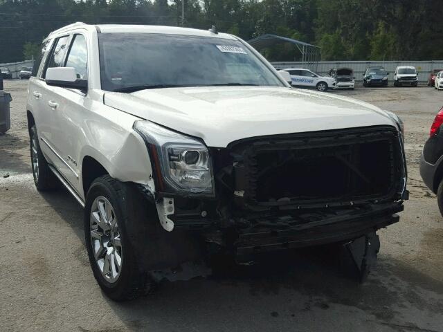 1GKS1CKJ2FR146907 - 2015 GMC YUKON DENA WHITE photo 1