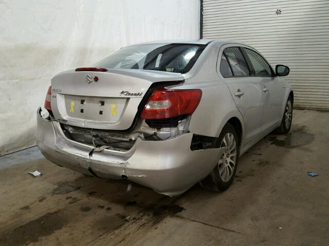 JS2RF9A36A6101082 - 2010 SUZUKI KIZASHI SE SILVER photo 4