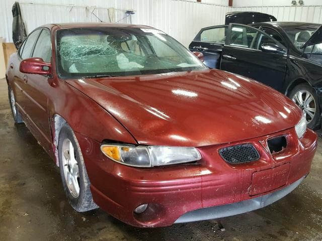 1G2WP52K73F127416 - 2003 PONTIAC GRAND PRIX ბურგუნდია ფოტო 1