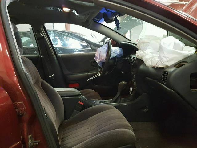 1G2WP52K73F127416 - 2003 PONTIAC GRAND PRIX ბურგუნდია ფოტო 5