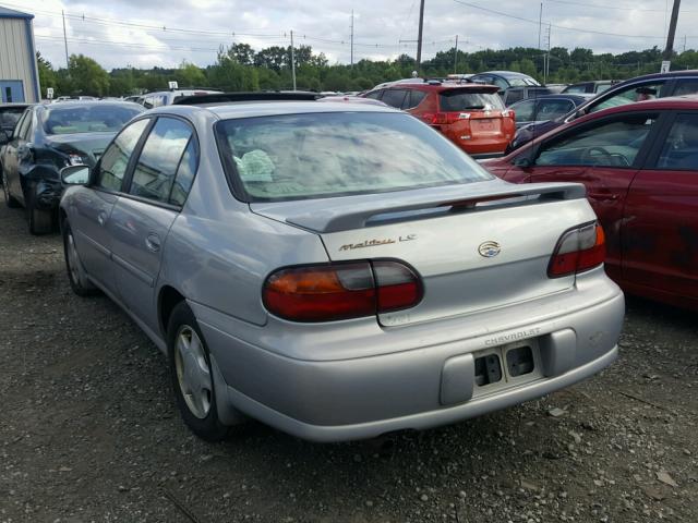 1G1NE52J3Y6269640 - 2000 CHEVROLET MALIBU LS ნაცრისფერი ფოტო 3