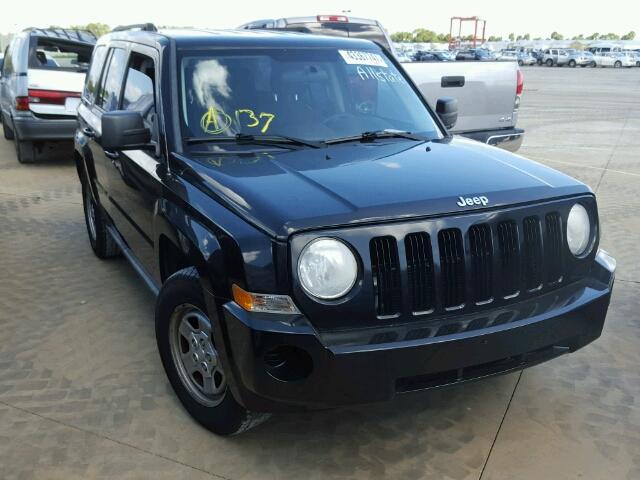 1J4NT2GB9AD610709 - 2010 JEEP PATRIOT SP BLACK photo 1