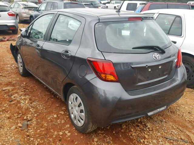 VNKKTUD30HA078867 - 2017 TOYOTA YARIS L GRAY photo 3