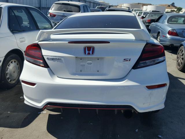 2HGFG4A5XFH701030 - 2015 HONDA CIVIC SI WHITE photo 9