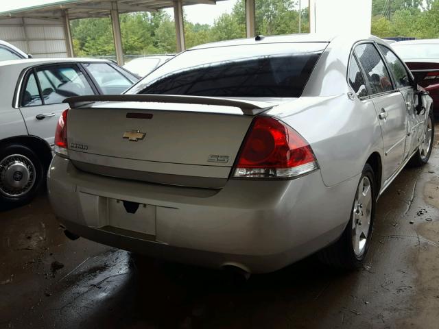 2G1WD58C069315849 - 2006 CHEVROLET IMPALA SUP 银色 照片 4