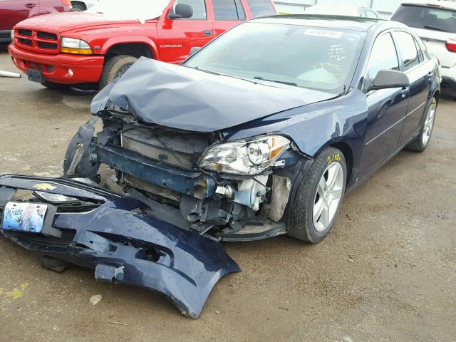 1G1ZG57B79F234954 - 2009 CHEVROLET MALIBU LS BLUE photo 2