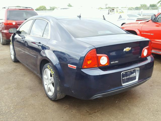 1G1ZG57B79F234954 - 2009 CHEVROLET MALIBU LS BLUE photo 3