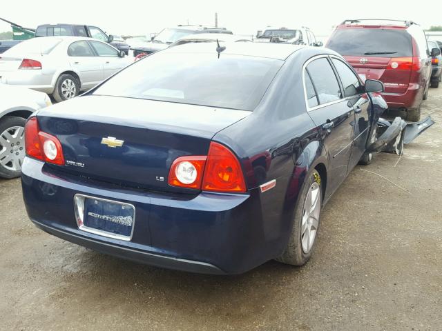 1G1ZG57B79F234954 - 2009 CHEVROLET MALIBU LS BLUE photo 4