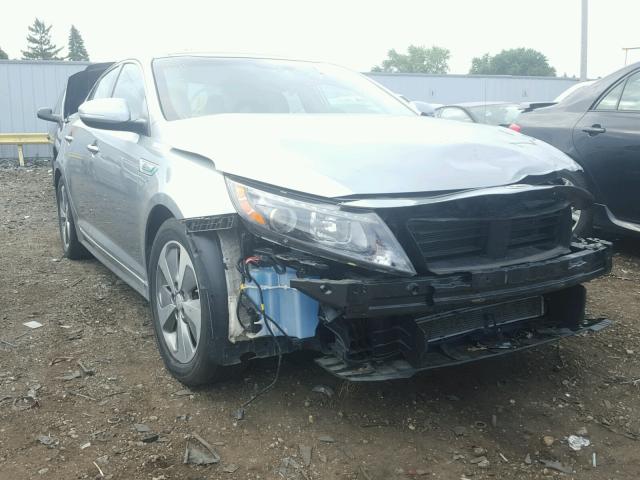 KNAGN4AD7G5094381 - 2016 KIA OPTIMA HYB BLUE photo 1