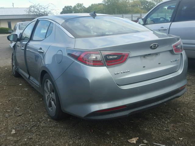 KNAGN4AD7G5094381 - 2016 KIA OPTIMA HYB BLUE photo 3