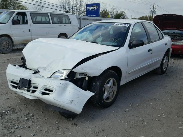 1G1JC5244Y7372655 - 2000 CHEVROLET CAVALIER WHITE photo 2