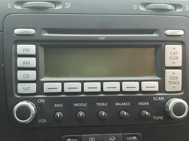 3VWRZ71K99M080461 - 2009 VOLKSWAGEN JETTA SE 白色 照片 10