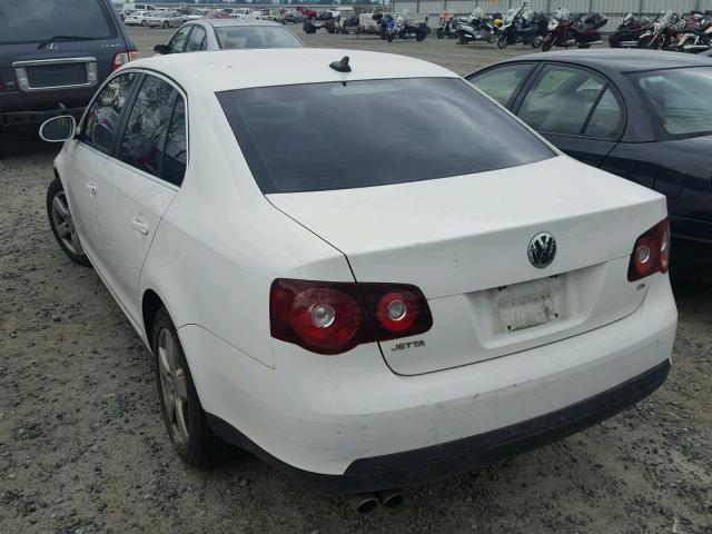 3VWRZ71K99M080461 - 2009 VOLKSWAGEN JETTA SE 白色 照片 3