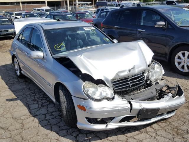 WDBRF52J27F876387 - 2007 MERCEDES-BENZ C 230 SILVER photo 1