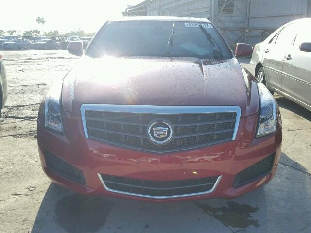 1G6AA5RA1E0161753 - 2014 CADILLAC ATS RED photo 9