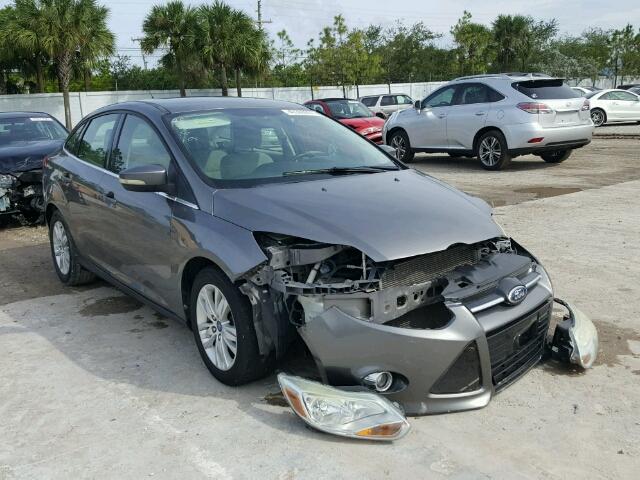 1FAHP3H2XCL147988 - 2012 FORD FOCUS GRAY photo 1