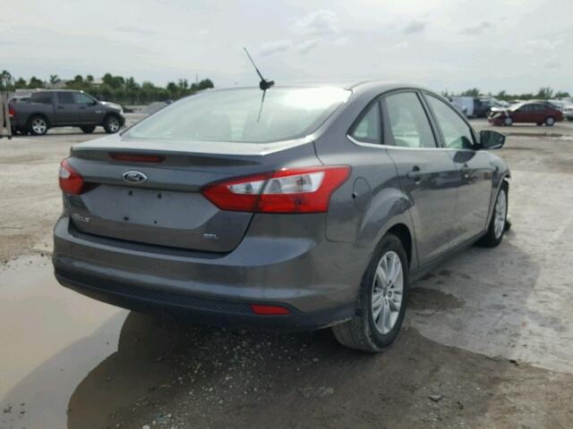 1FAHP3H2XCL147988 - 2012 FORD FOCUS GRAY photo 4